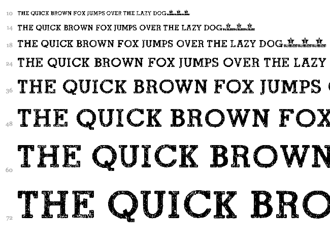 Road Movie font waterfall